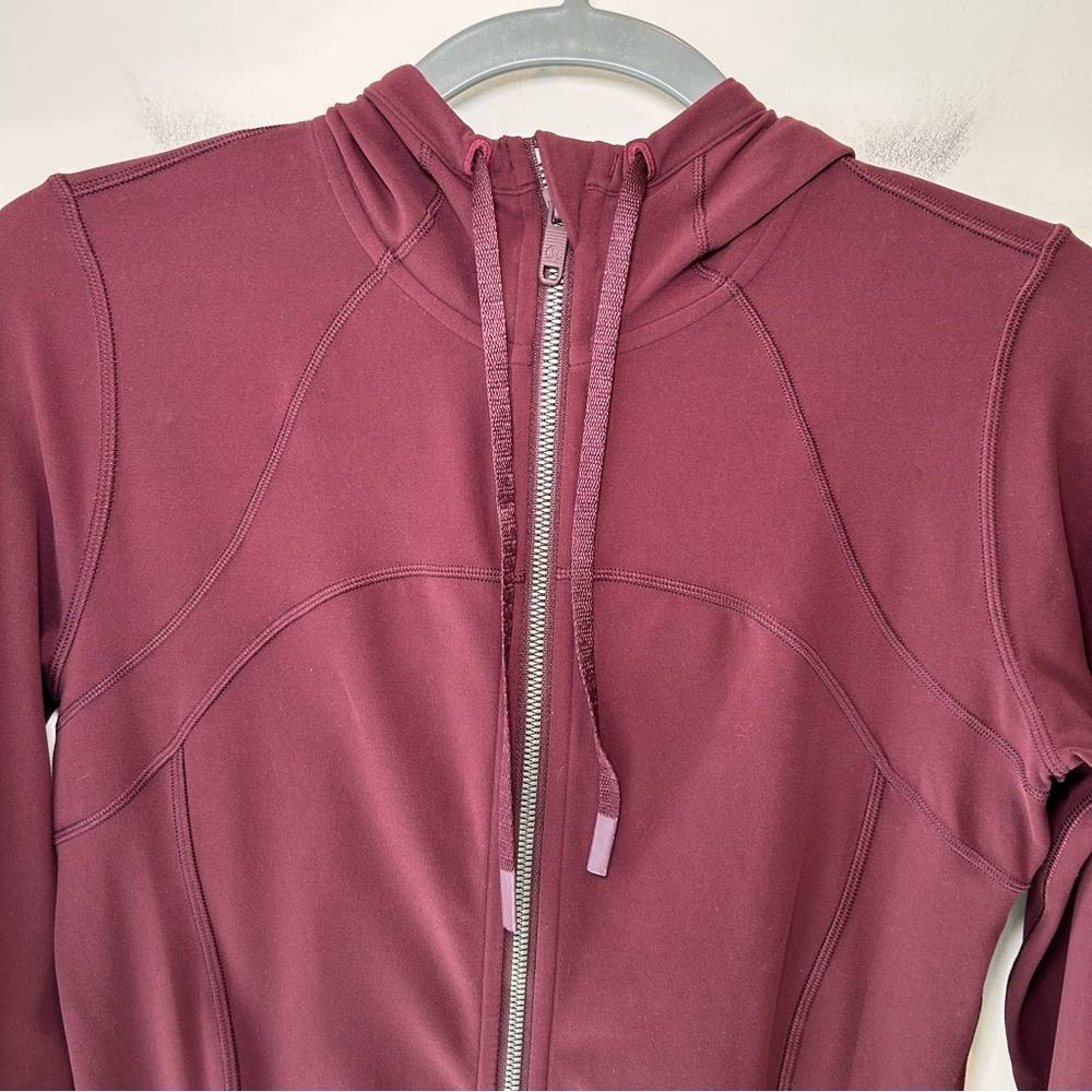 Lululemon Hooded Define Jacket *Nulu Cassis Size 8 - Picture 5 of 13